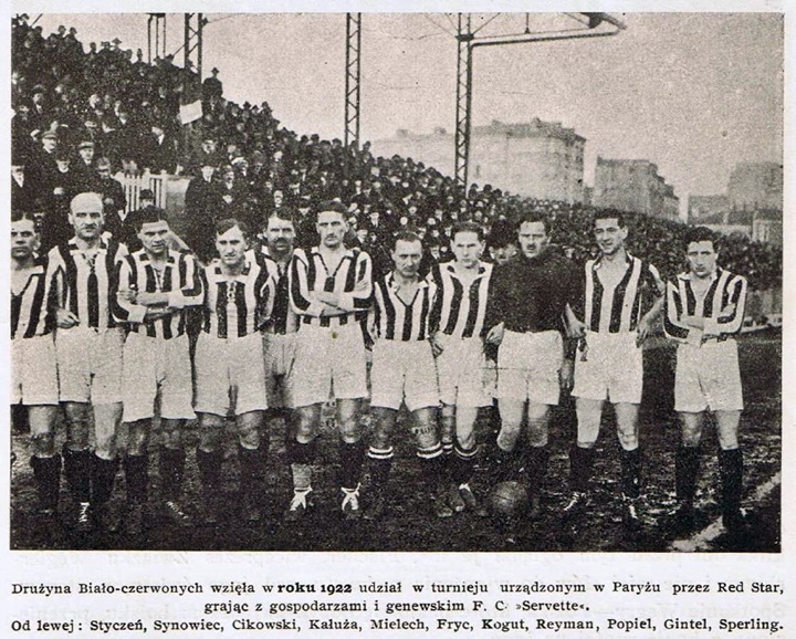 Cracovia-1922-12-31_Servette_Genewa_-_Cracovia