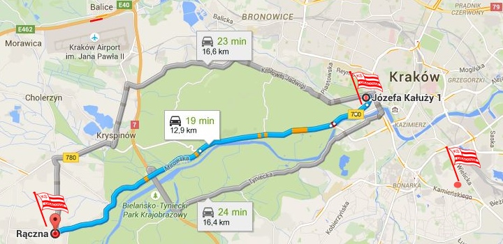 rzaka-cracovia-mapa