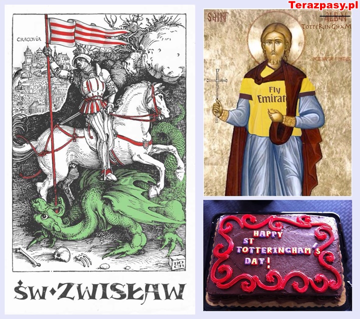 Zwisław - Dzień św. Zwisława - Cracovia - Totteringham Day - Tottenham